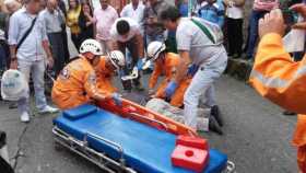 Murió peatón atropellado ayer por una moto