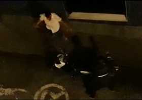 Foto | Captura de video | LA PATRIA  Momento en que el esposo de la mujer enfrenta al atacante.