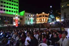 concierto del encendido del alumbrado navideño.