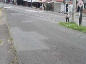 En esta esquina del barrio Verdún, de Chinchiná, donde ocurrió el accidente. 
