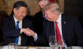Los presidentes de Estados Unidos y China se encontraron en medio de la guerra comercial que divide a ambos países en un almuerz