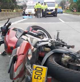 Accidente registrado en la mañana de ayer en la Panamericana.