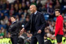 Zinedine Zidane, responsable por el flojo nivel del Real Madrid.