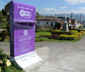 En un mes se inaugurará la zona wifi gratis en el parque del barrio La Cuchilla de Salamina.