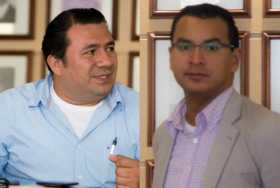 John Roberto Osorio y Jhon Fredy Franco.