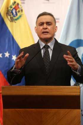 El fiscal general venezolano, Tarek Saab, denunció un plan para invadir y bombardear Venezuela.