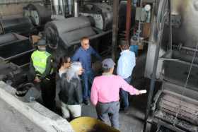Corpocaldas sella fábrica Surtipieles en Maltería 