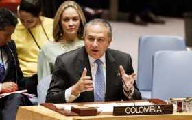 Colombia estuvo representada en la reunión del Consejo de Seguridad de la ONU por el vicepresidente, Óscar Naranjo, quien insist
