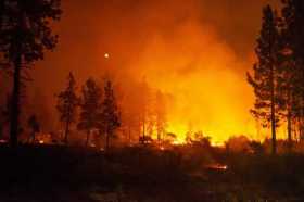 Incendio en The Cranston California. 