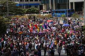 Comunidad LGTBI en el país marchó en contra de la discriminación 