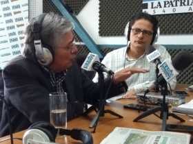 Germán Cardona en LA PATRIA Radio. 
