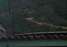 En este lugar se realizó la inspección técnica del cuerpo (arriba)