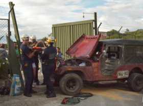 Los adultos mayores sufrieron golpes en cabeza y piernas.