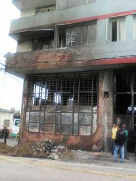 El incendio ocurrió en la carrera 4 con calle 13, de Chinchiná.