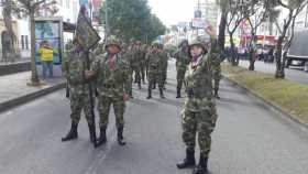 Miembros del Batallón Ayacucho
