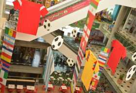 Los centros comerciales de la ciudad están listos para el Mundial. Hay programas para todos los gustos.