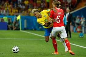 Los suizos corrieron, marcaron y empataron el juego. Neymar fue de más a menos en el juego.