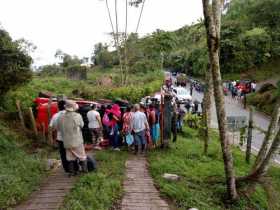 El accidente ocurrió en la finca Buenos Aires.