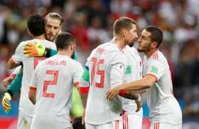España sufrió para vencer a Irán 