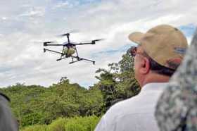 Foto | Cortesía Ministerio de Defensa | LA PATRIA  Con drones de fumigación se combatirán cultivos ilícitos a partir de la próxi