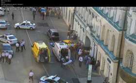 Un taxista arrolla ocho personas en Moscú 
