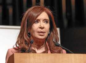 La expresidenta y actual senadora Cristina Fernández