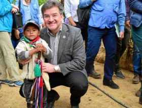 Miroslav Lajcak visitó el departamento del Cauca, de los más afectados por el conflicto armado.