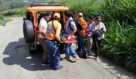 Dos motociclistas resultaron lesionados en un choque en zona rural de Anserma.