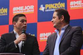 Juan Carlos Pinzón y Germán Vargas Lleras. 