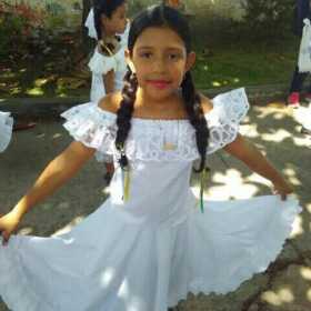 Sara Juliana Vélez Sánchez, de siete años. Foto publicada con autorización de la mamá.