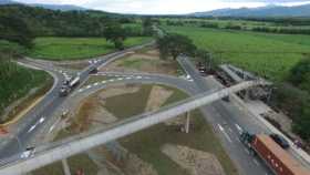 Vía de acceso al municipio de Viterbo