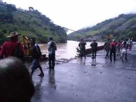 Puerto Valdivia, corregimiento a orillas del río Cauca. 
