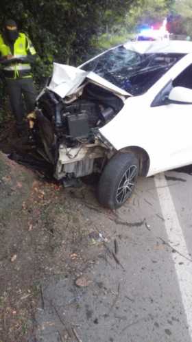 Dos muertos tras accidente de tránsito 