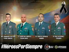 Foto | Cortesía vía Colprensa | LA PATRIA Militares fallecidos en el siniestro.