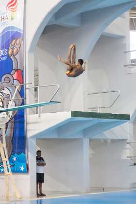 Undécimo día de actividad en los XI Juegos Suramericanos Cochabamba 2018 con natación artística y clavados.