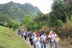 La comunidad de Portachuelo, en Riosucio, recibió a los delegados de 13 países que asisten al Encuentro Internacional de Pueblos
