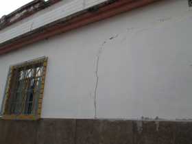 Casa a punto de caer en Riosucio 