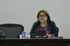 ministra de Justicia, Gloria María Borrero