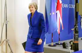 Theresa May, primera ministra británica, aceptó la prórroga del brexit. 
