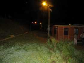 Sitio donde ocurrió el homicidio.