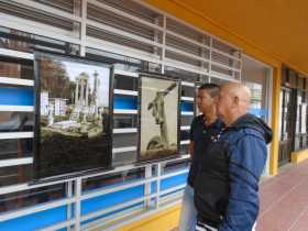La exposición está en el primer piso del palacio municipal de Anserma. 