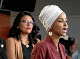 Rashida Tlaib e Ilhan Omar viajarían el domingo a Israel. 