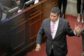 El liberal Alejandro Carlos Chacón, entre los que se oponen a reformar la Ley Quinta. 