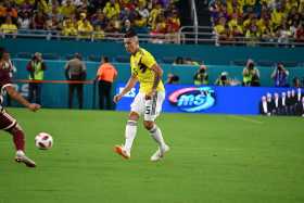 Matheus Uribe con la Selección Colombia