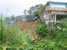 Monitorean talud en Riosucio