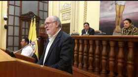 Guido Echeverri, gobernador de Caldas, instaló las extras en la Asamblea.