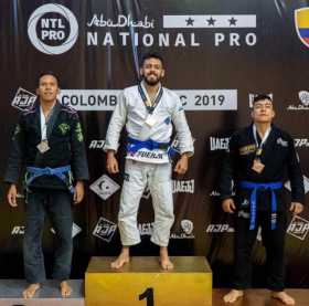 Leonidas Benjumea, campeón del National Pro de Jiu jitsu.