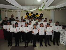 Patrulleros infantiles de Neira (Caldas) recibieron certificados