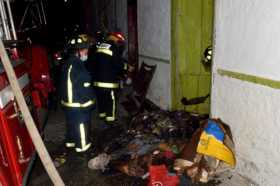 Perdió sus enseres por un incendio en Salamina