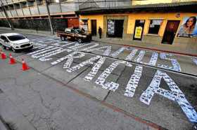 La defensa de la democracia es el lema principal de los manifestantes contra la expulsión de la Cigig. 